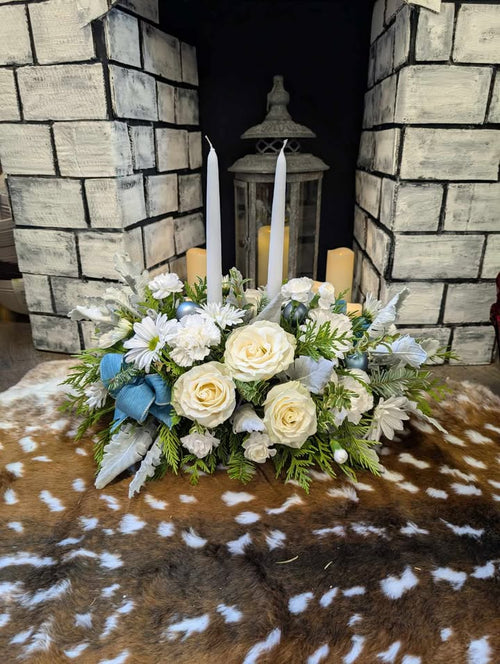 Christmas Centerpiece Arrangements & Wreaths